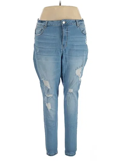 Pre-owned Wax Jean Jeans In Blue