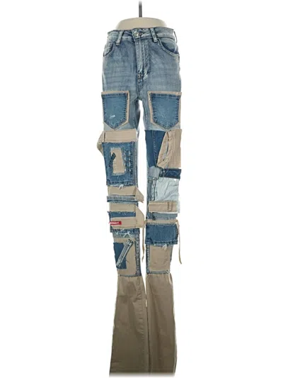 Pre-owned Wax Jean Jeans In Blue