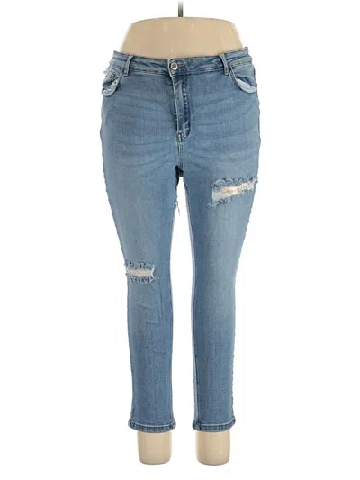 Pre-owned Wax Jean Jeans In Blue