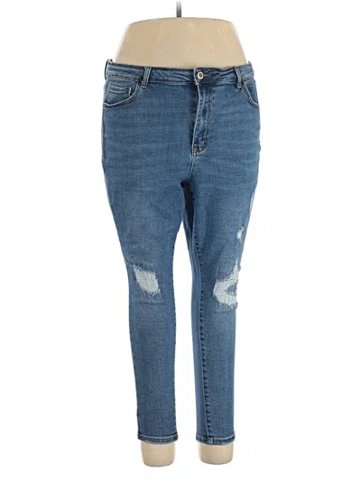 Pre-owned Wax Jean Jeans In Blue