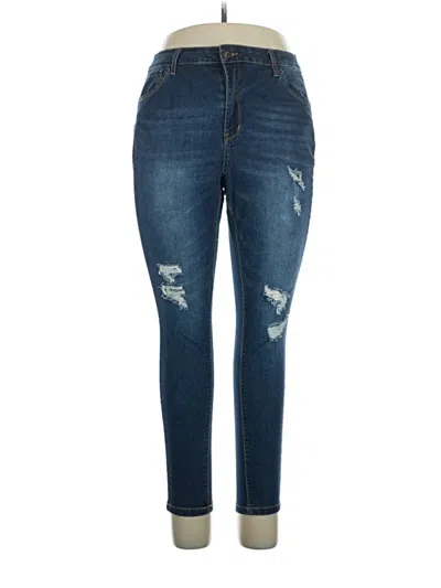 Pre-owned Wax Jean Jeans In Blue
