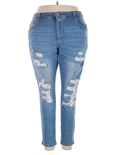Pre-owned Wax Jean Jeans In Blue
