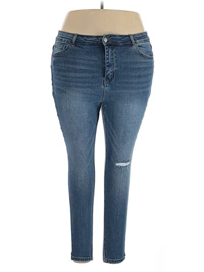 Pre-owned Wax Jean Jeans In Blue