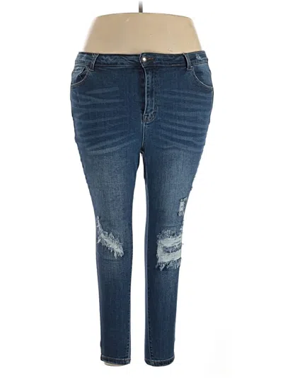 Pre-owned Wax Jean Jeans In Blue