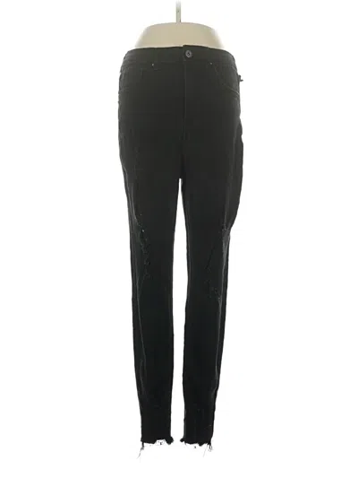 Pre-owned Wax Jean Jeggings In Black