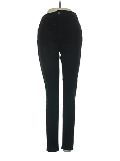 Pre-owned Wax Jean Jeggings In Black