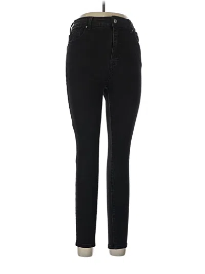 Pre-owned Wax Jean Jeggings In Black
