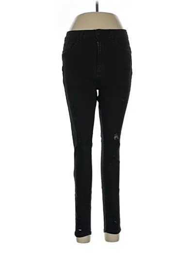 Pre-owned Wax Jean Jeggings In Black