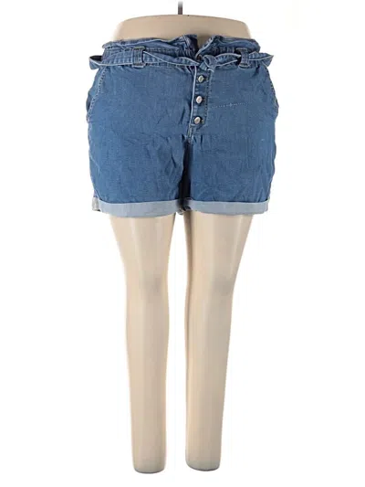 Pre-owned Wax Jean Jeggings In Blue