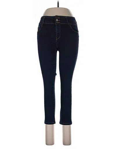 Pre-owned Wax Jean Jeggings In Blue