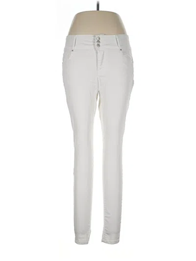 Pre-owned Wax Jean Jeggings In Ivory