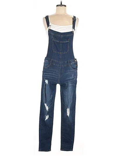 Pre-owned Wax Jean Overalls In Blue