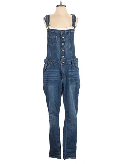 Pre-owned Wax Jean Overalls In Blue