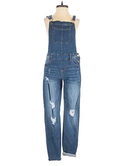 Pre-owned Wax Jean Overalls In Blue