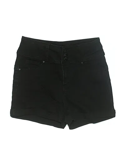 Pre-owned Wax Jean Shorts In Black