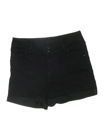 Pre-owned Wax Jean Shorts In Black
