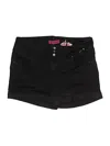 Wax Jean Shorts In Black