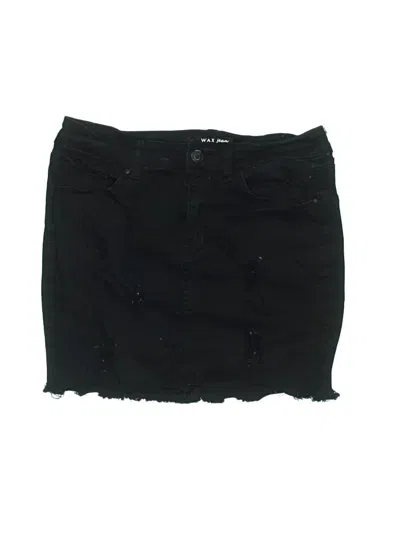 Pre-owned Wax Jean Skort In Black