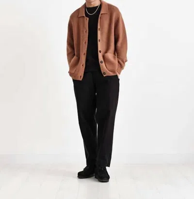 Wax London Aird Cardigan In Caramel In Brown