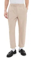 Wax London Cotton Twill Kurt Trousers Stone In Stone