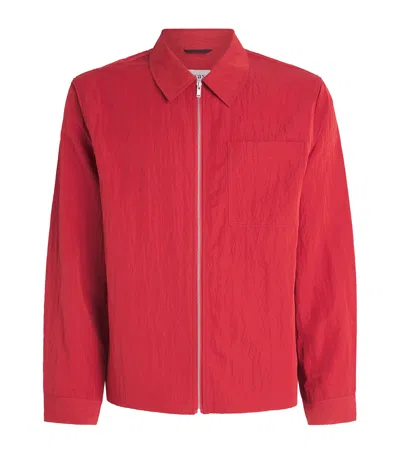 Wax London Crinkle Lytton Overshirt In Multi