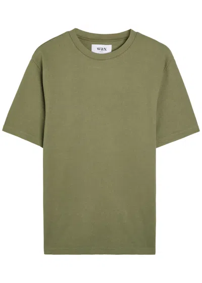 Wax London Dean Crew Neck T-shirt In Green