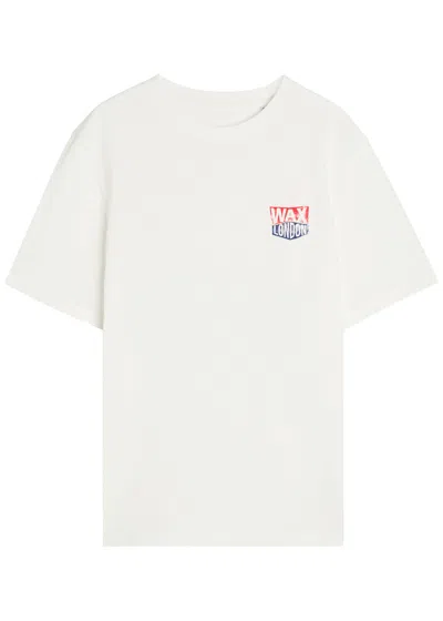 Wax London Dean Logo-print Cotton T-shirt In White