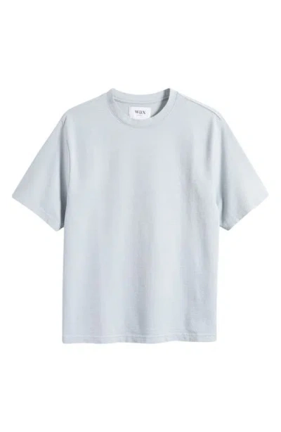 Wax London Dean Organic Cotton T-shirt In Blue