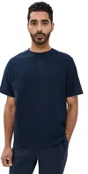 Wax London Dean Tee Navy In Navy
