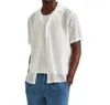 Wax London Didcot Corded Lace Shirt In White In White
