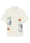 Wax London Didcot Abstract Short Sleeve Shirt