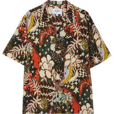 Wax London Didcot Floral Camp Shirt In Multi
