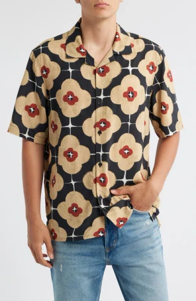Wax London Didcot Holiday Camp Shirt In Multi