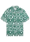 Wax London Didcot Printed Cotton Shirt