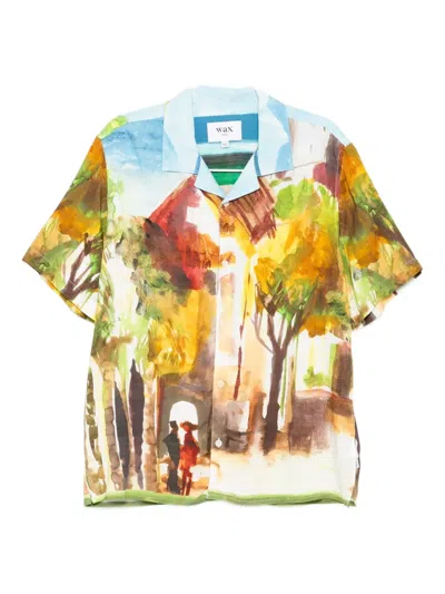 Wax London Didcot Shirt In Green