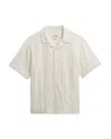 Wax London Didcot Short Sleeve Seersucker Shirt In White