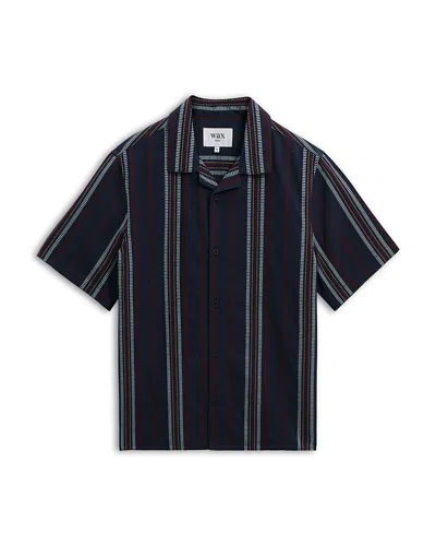 Wax London Didcot Short Sleeve Shirt In Black