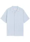 Wax London Didcot Striped Woven Shirt