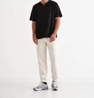 Wax London Eno Jogger Pants In Ecru In Beige