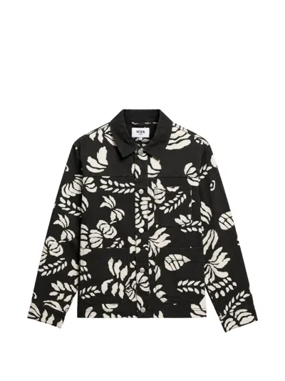 Wax London Jay Floral-print Shirt Jacket In Multi