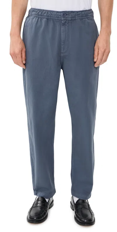 Wax London Kurt Pull On Trousers Petrol Blue