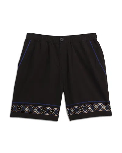 Wax London Kurt Shorts In Black/blue