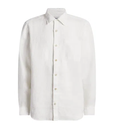 Wax London Linen Relaxed Shirt In White