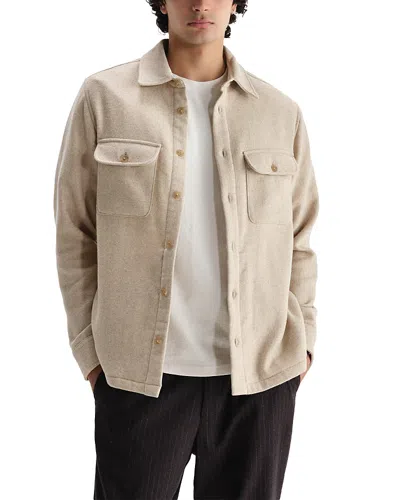 Wax London Lomond Overshirt In Brown