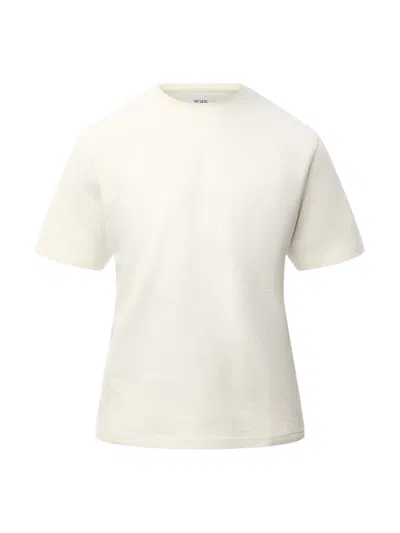 Wax London Men's Dean Short Sleeve T-shirt In Ecru