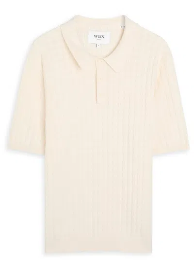 Wax London Naples Cotton-blend Polo Shirt In Neutral