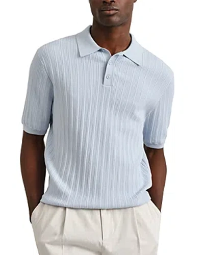 Wax London Naples Slim Fit Polo In Blue