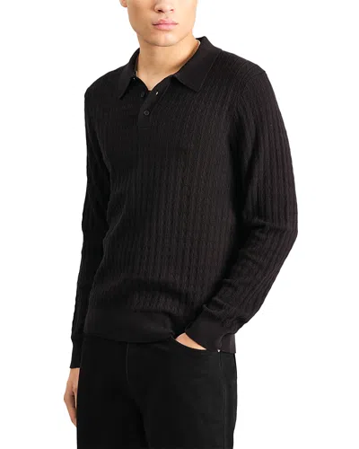 Wax London Oban Polo Sweater In Black