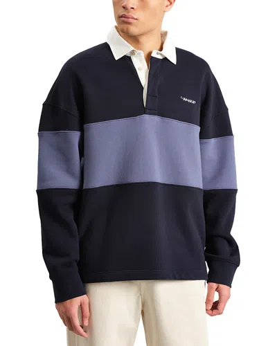 Wax London Rowhill Rugby Shirt In Black