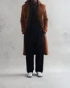 Wax London Santoni Coat In Caramel In Brown